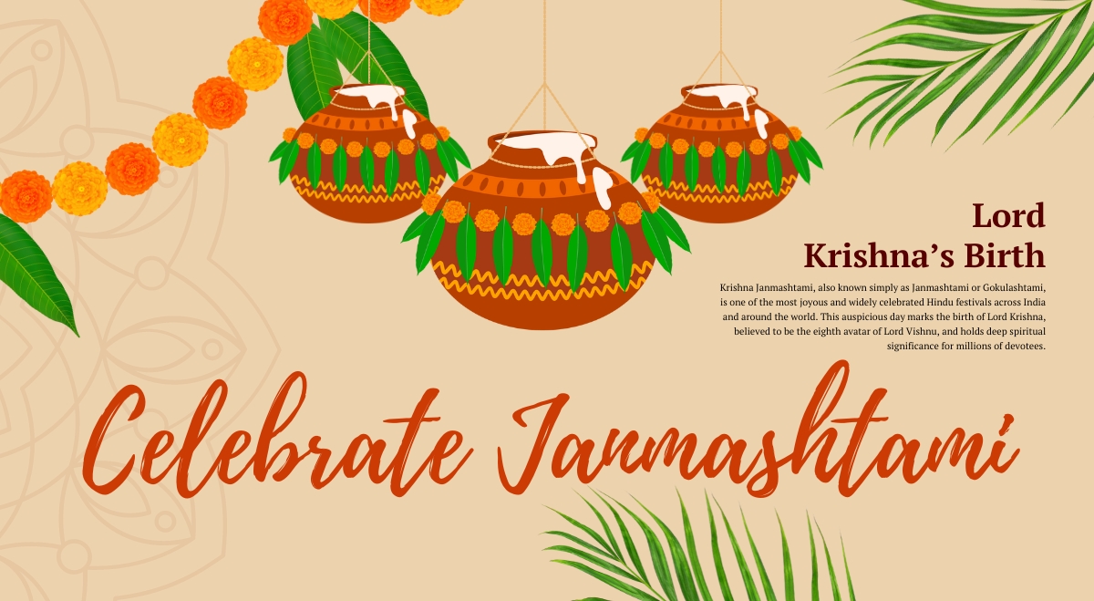 Shri Krishna Janmashtami Celebrating the Divine Birth Pujasthan